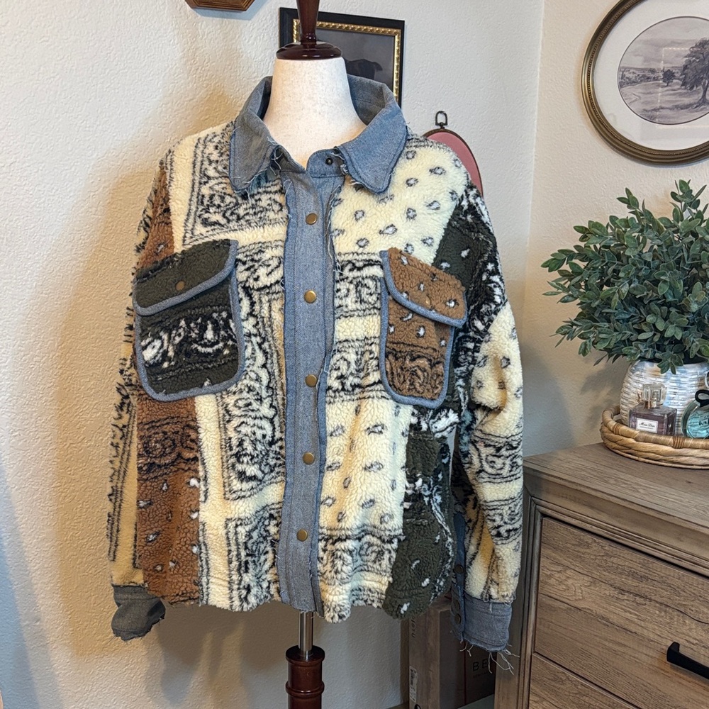 Oli & Hali Multicolor Patchwork Jacket